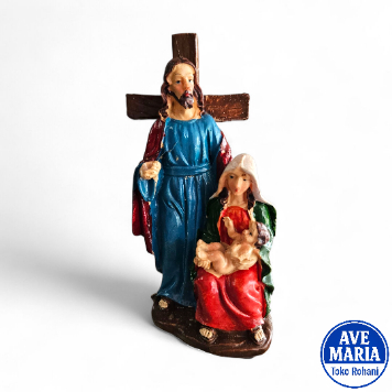 Patung Keluarga Kudus Nazaret 10cm Salib