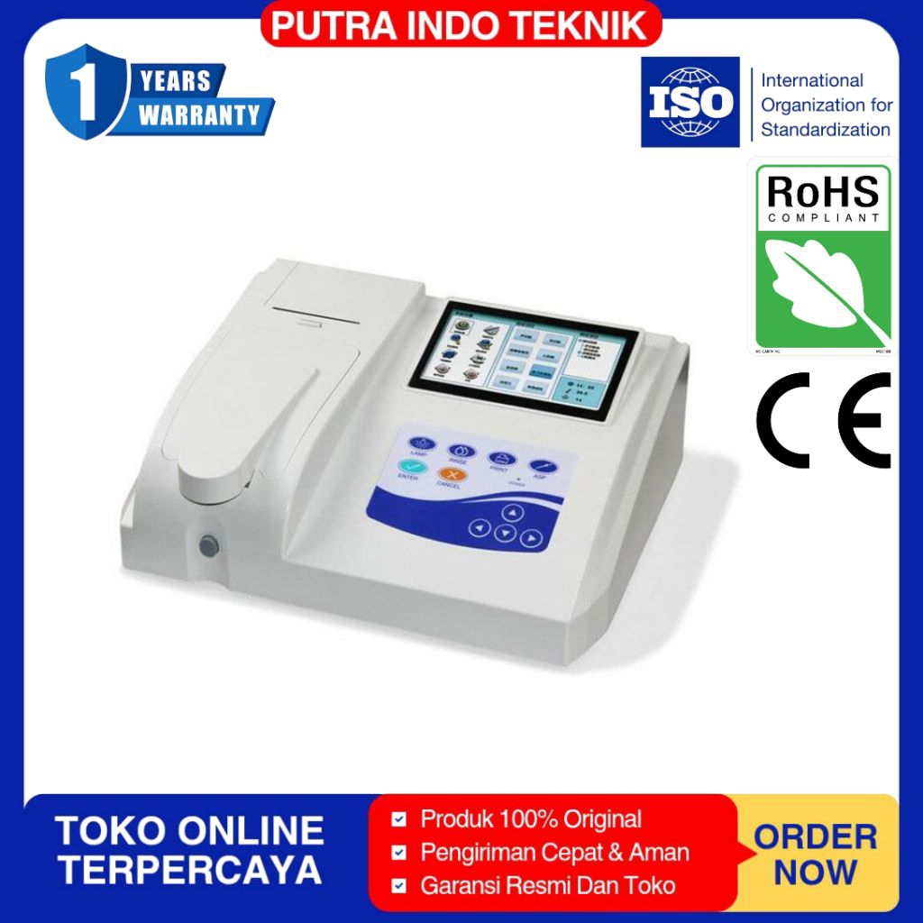 BC300 Semi-auto Biochemistry Analyzer analyzing blood Glucose body flu