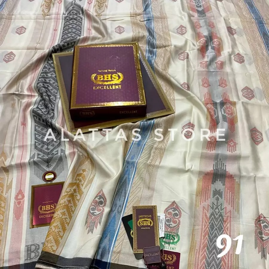 Sarung BHS EXCELLENT JAQUARD SONGKET JTB JSK JGL JGT GOLD ORIGINAL  Termurah