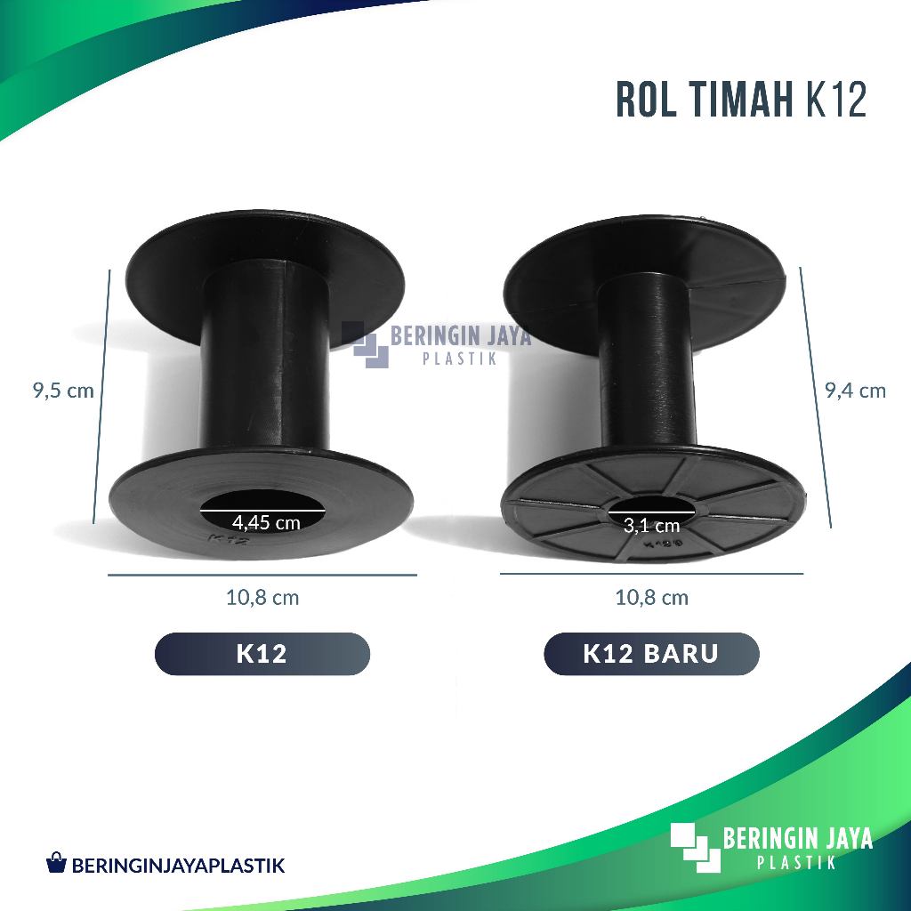 Bobin Rol Kawat K12 / Roll Timah / Tempat Gulungan Kabel / Klosan / Clos / Bobbin Plastik