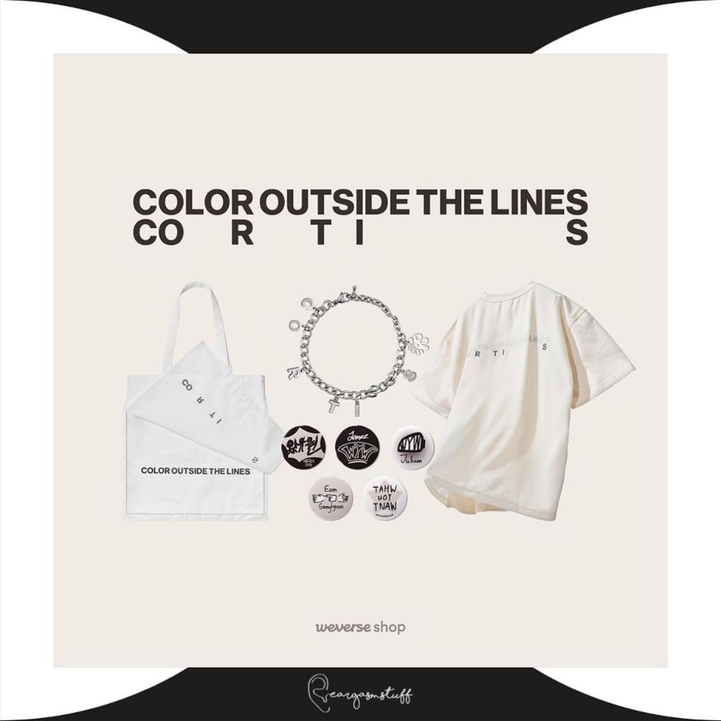 CORTIS COLOR OUTSIDE THE LINES RELEASE PARTY OFFICIAL MERCHANDISE / MERCH / MD