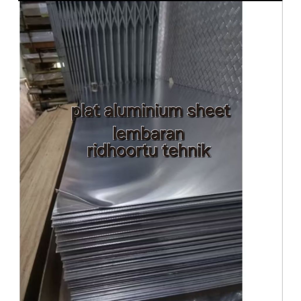 plat aluminium sheet lembaran 0.3mm x 300mm potongan