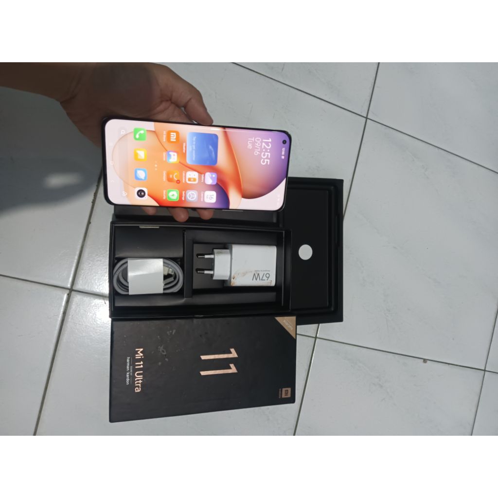 Xiaomi Mi 11 Ultra 5G Ram 12/256GB Fullset Ori Bawaan Minus