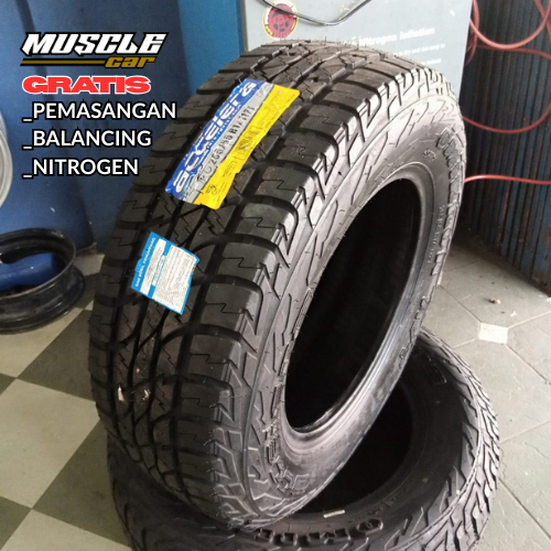 BAN MOBIL SEMI OFFROAD PAJERO FORTUNER RING17 BAN UKURAN 265/65 R17 ACCELERA OMIKRON A/T