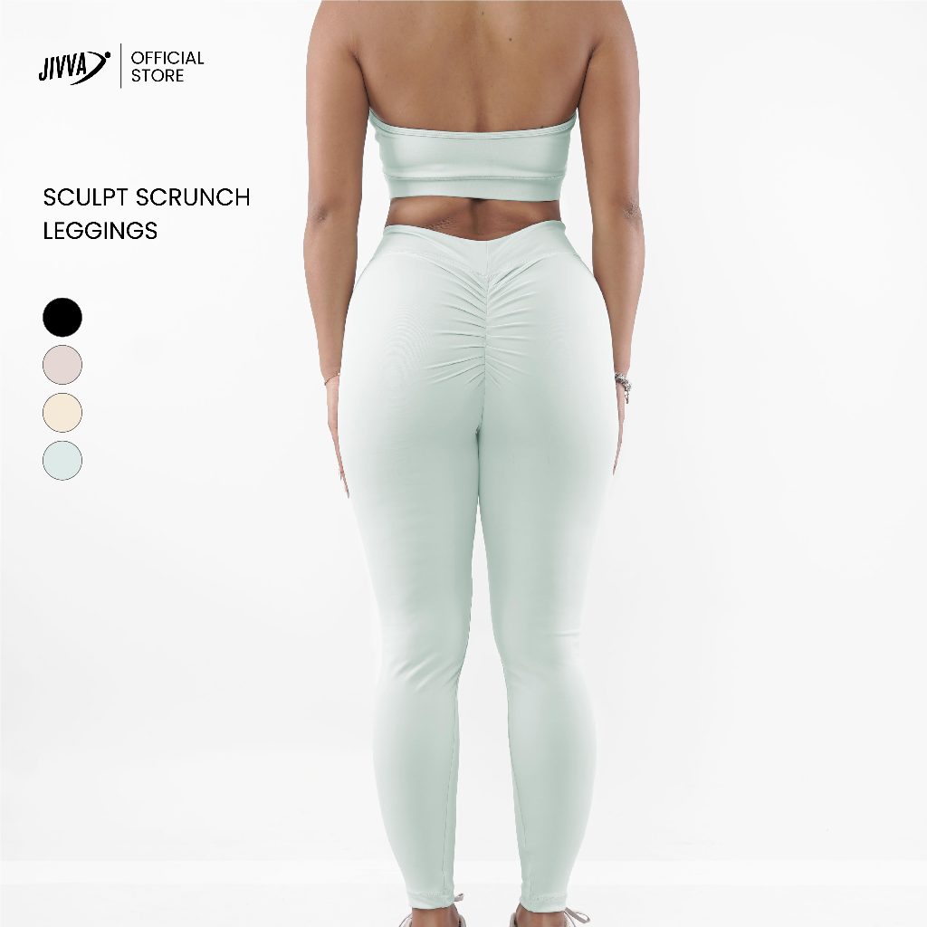 JIVVA SPORTWEAR - SCULPT SCRUNCH LEGGINGS
