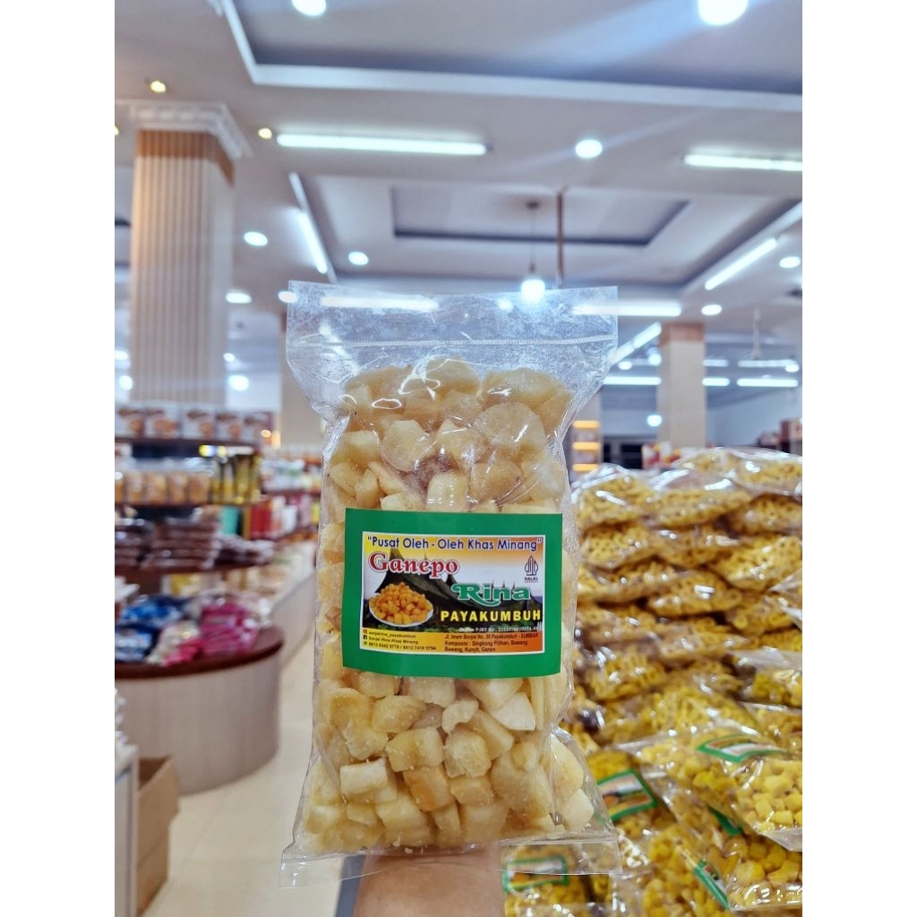 Ubi Ganepo Tawar [250gr] Sanjai Rina Payakumbuh