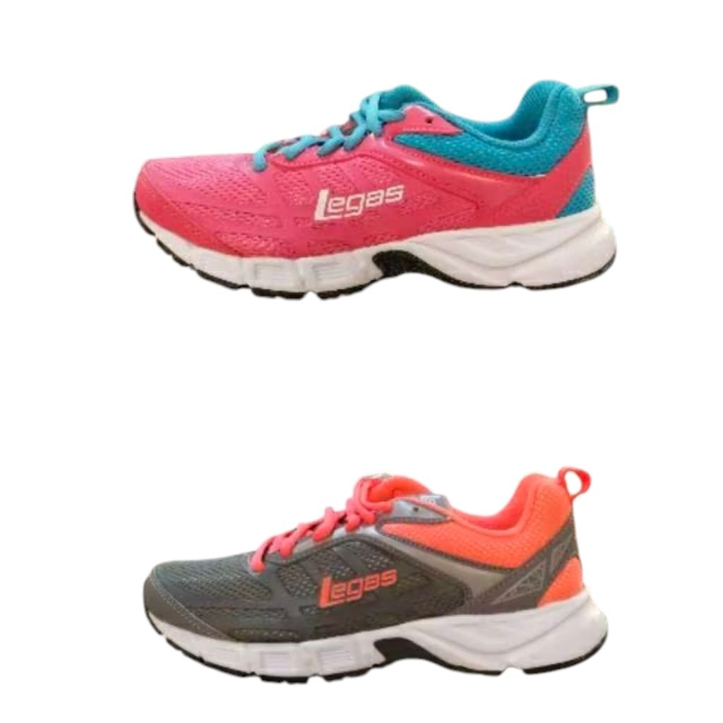 Sepatu League Legas Cewe Abu Pink Rapier La W Running Shoes Wanita Original SALE Murah