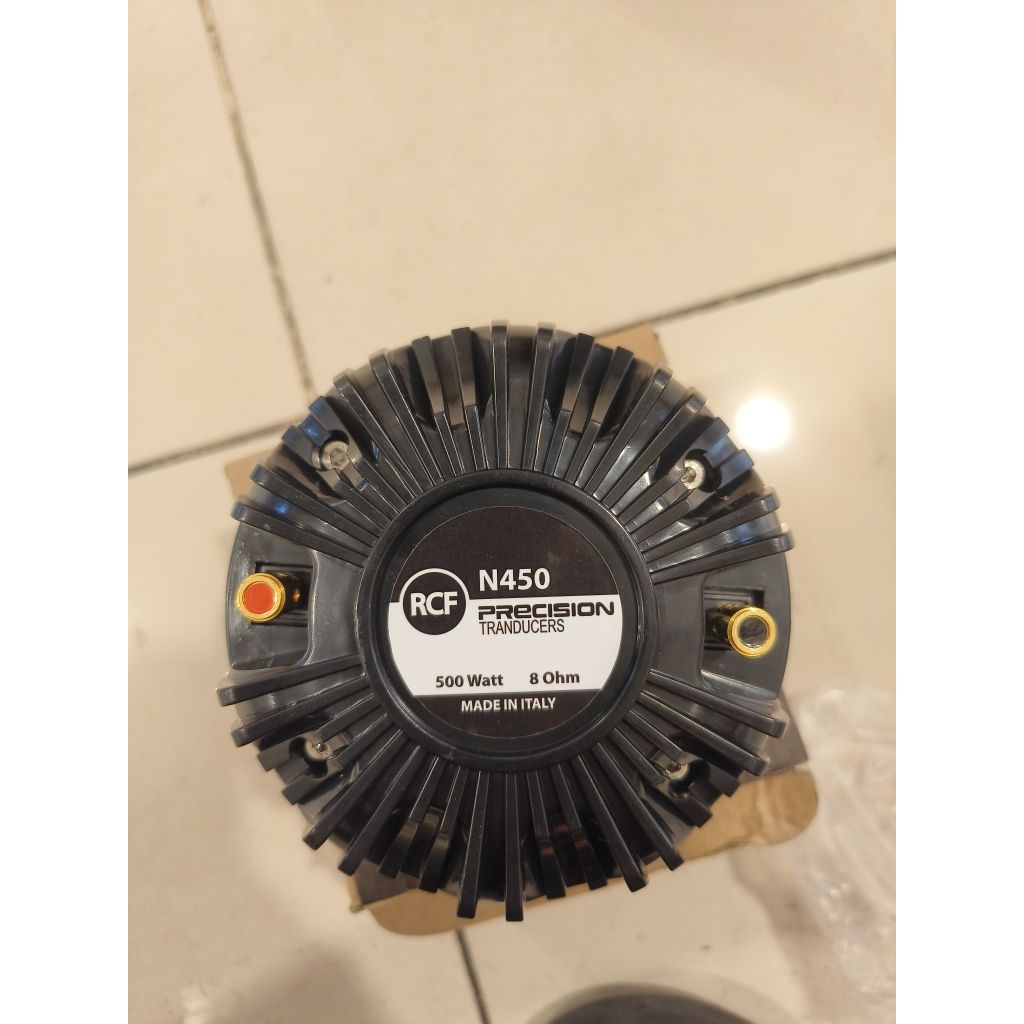 TWEETER DRIVER RCF N450 PRECISION TRANSDUCERS 500W 8 OHM