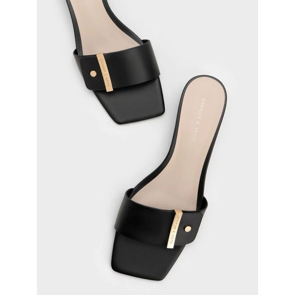 Preloved Sandal Wedges Square Wanita Cewek Charles & Keith Original