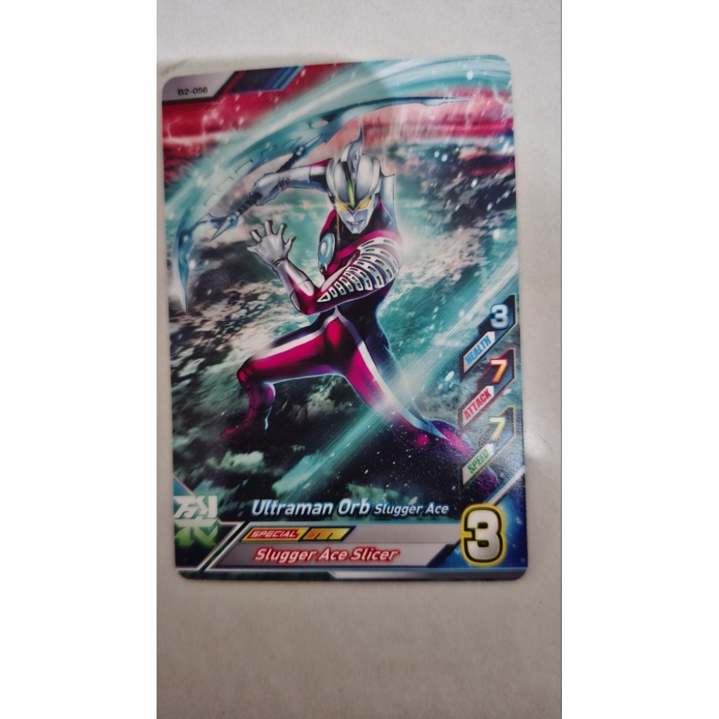 Kartu Ultraman Fusion Fight Ver 2 Ultraman Orb Slugger Ace