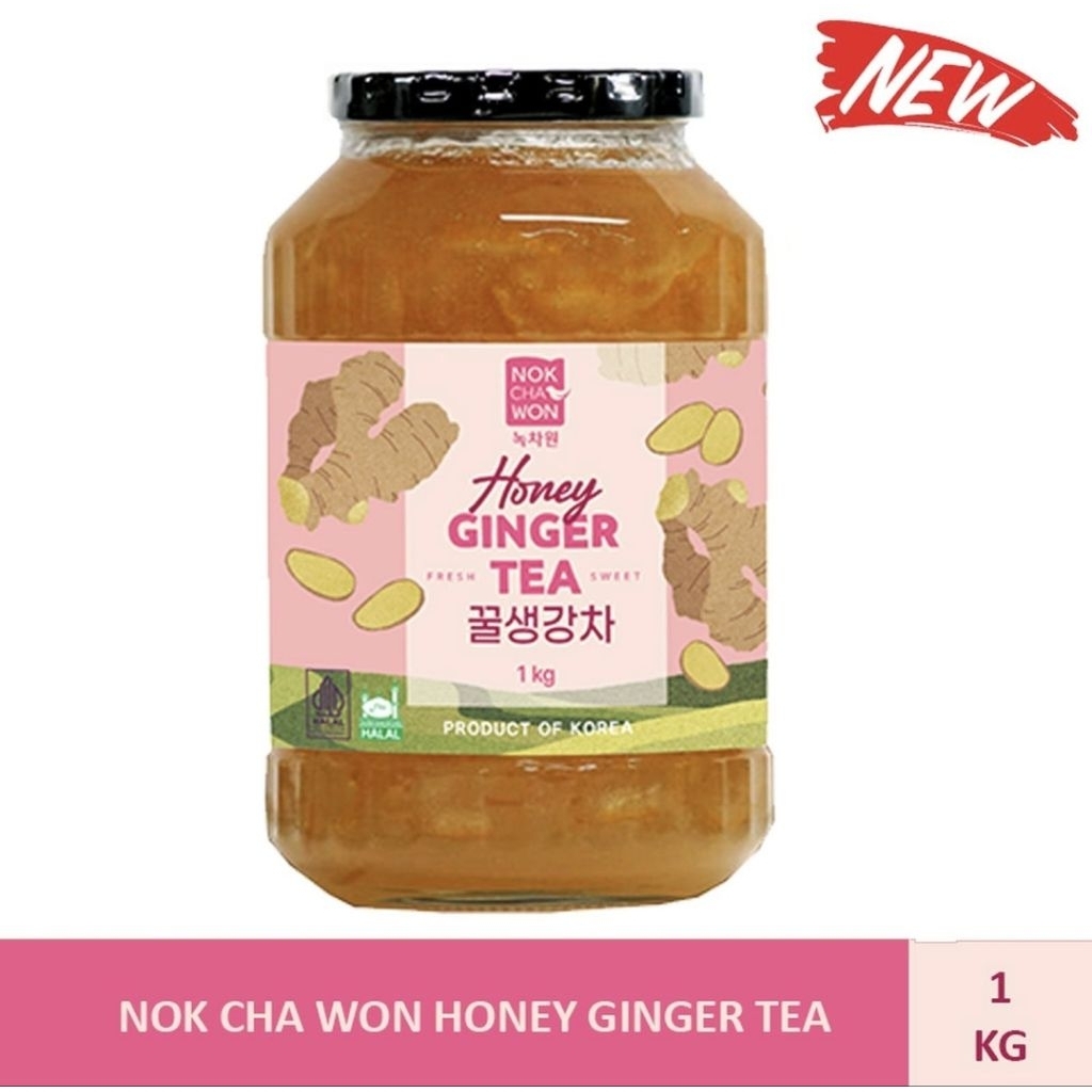 Korea Honey Ginger Tea Teh Jahe Madu Korean Drink 1kg