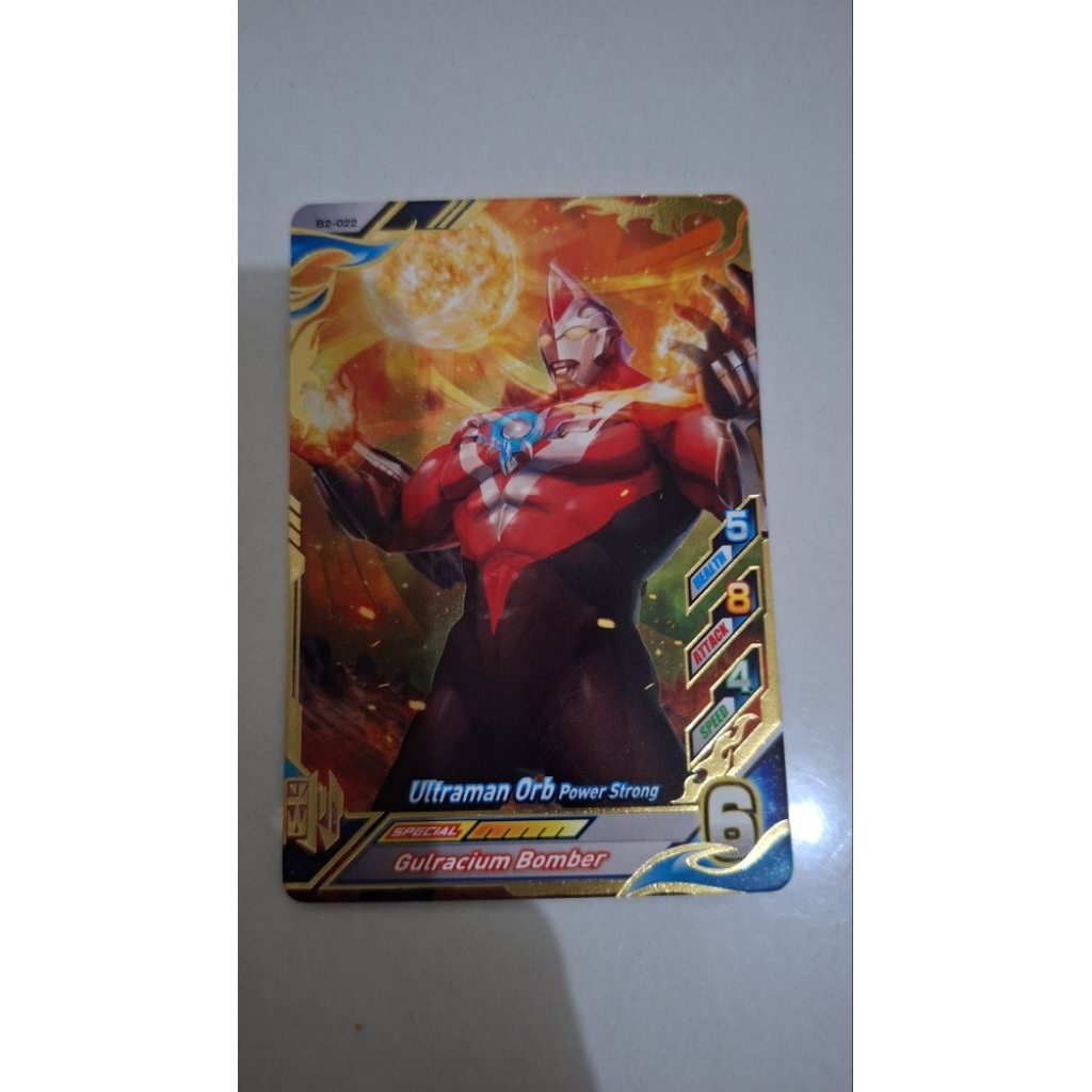 Kartu Ultraman Fusion Fight Ver 2 Ultraman Orb Power Strong