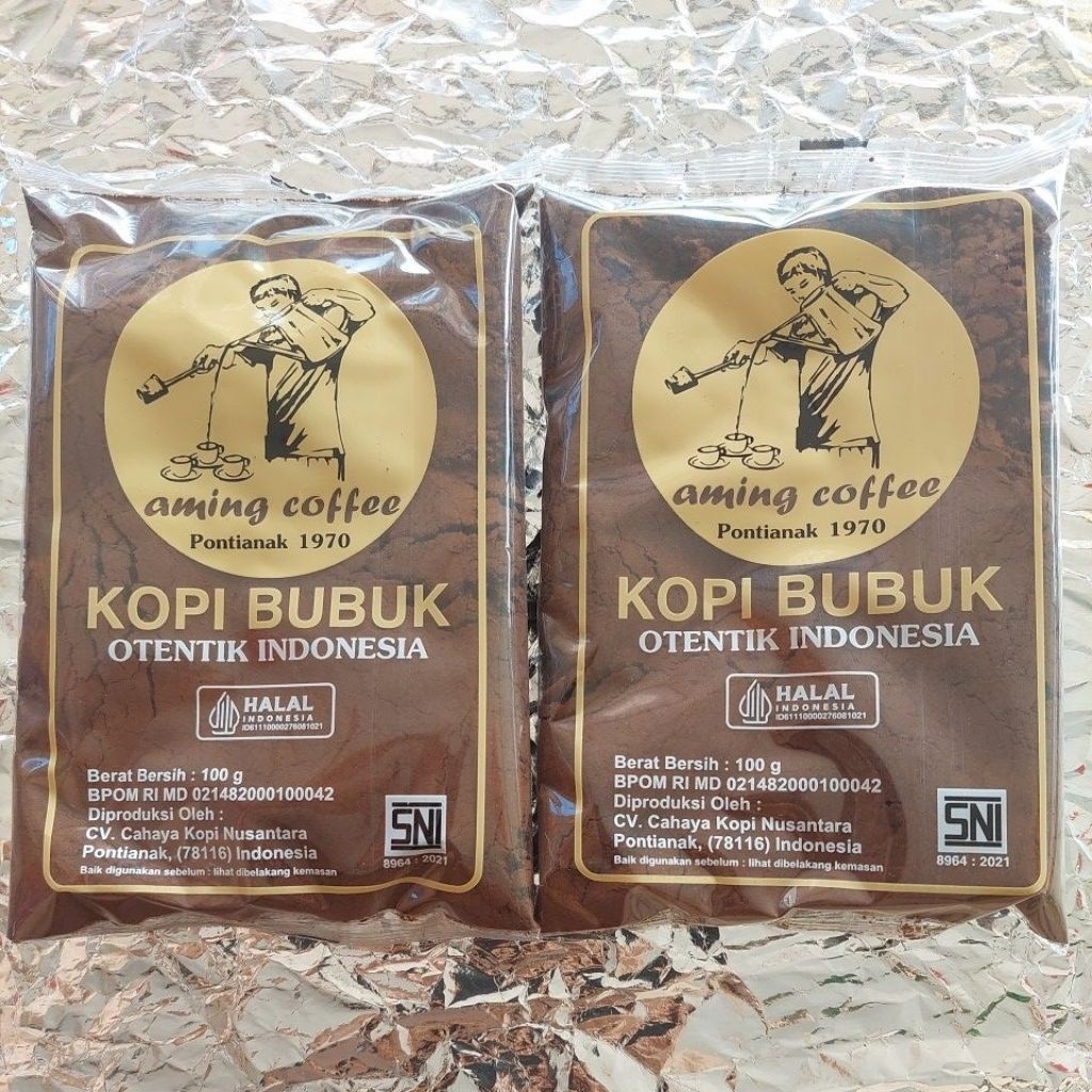 Kopi Aming 100 Gram Asli Pontianak Original