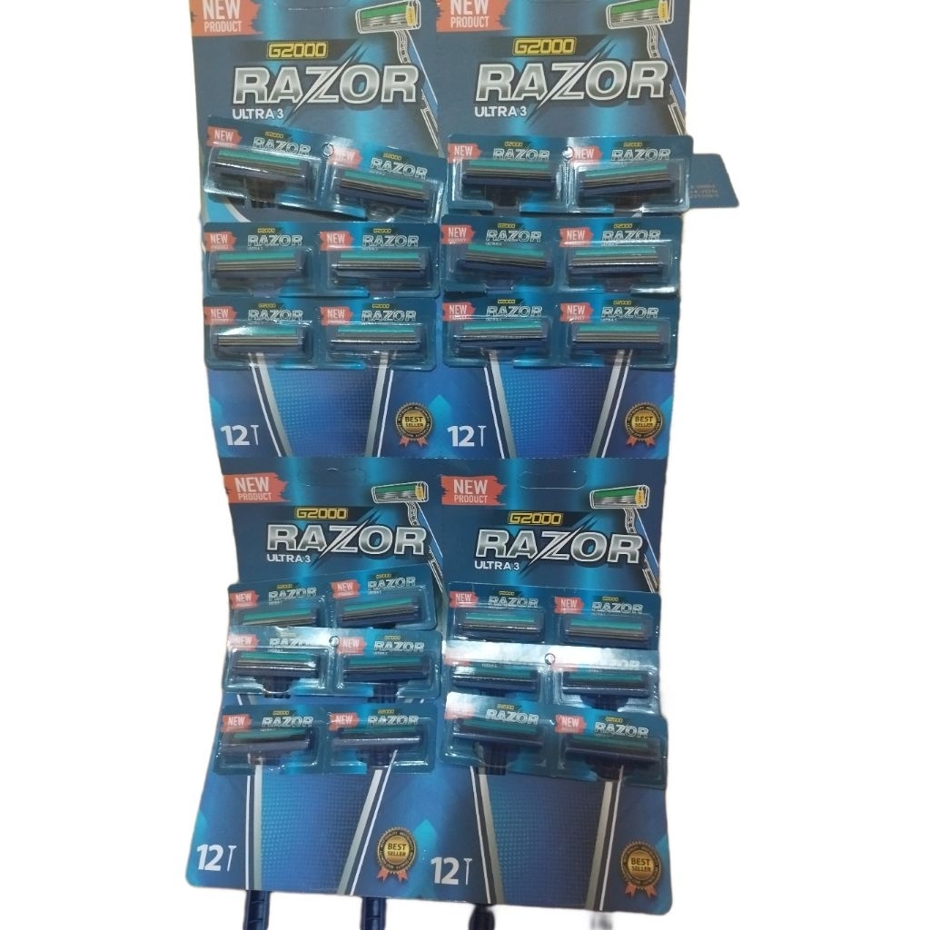Pisau Cukur RAZOR Ultra 3 / Cukuran Kumis 3 Mata Pisau / Alat Cukuran Kumis jenggot