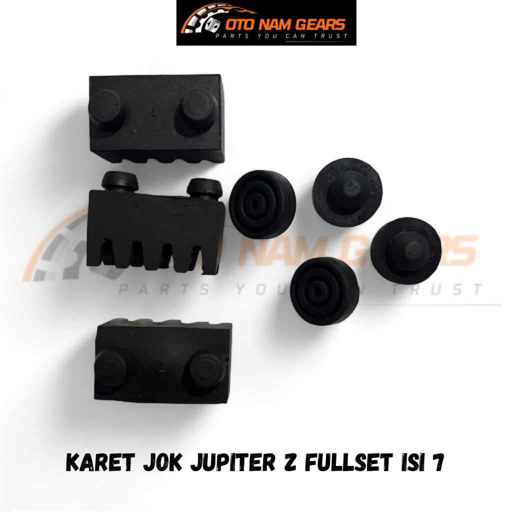 Karet Jok Ganjel Bantalan Sadel Jok Motor Jupiter Z Mx Old New Fullset isi 7 Pcs Ori Losspack