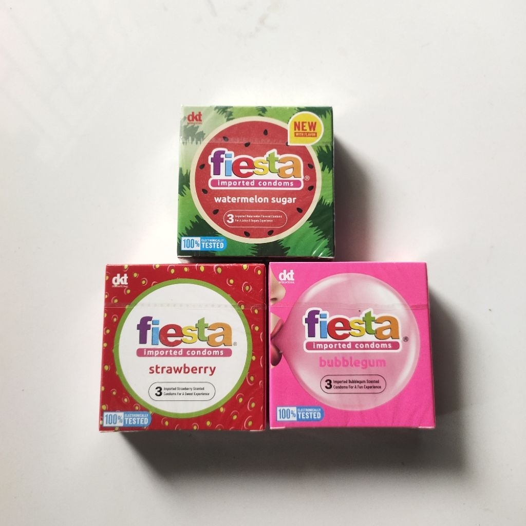 Kondom fiesta isi 3 rasa rasa