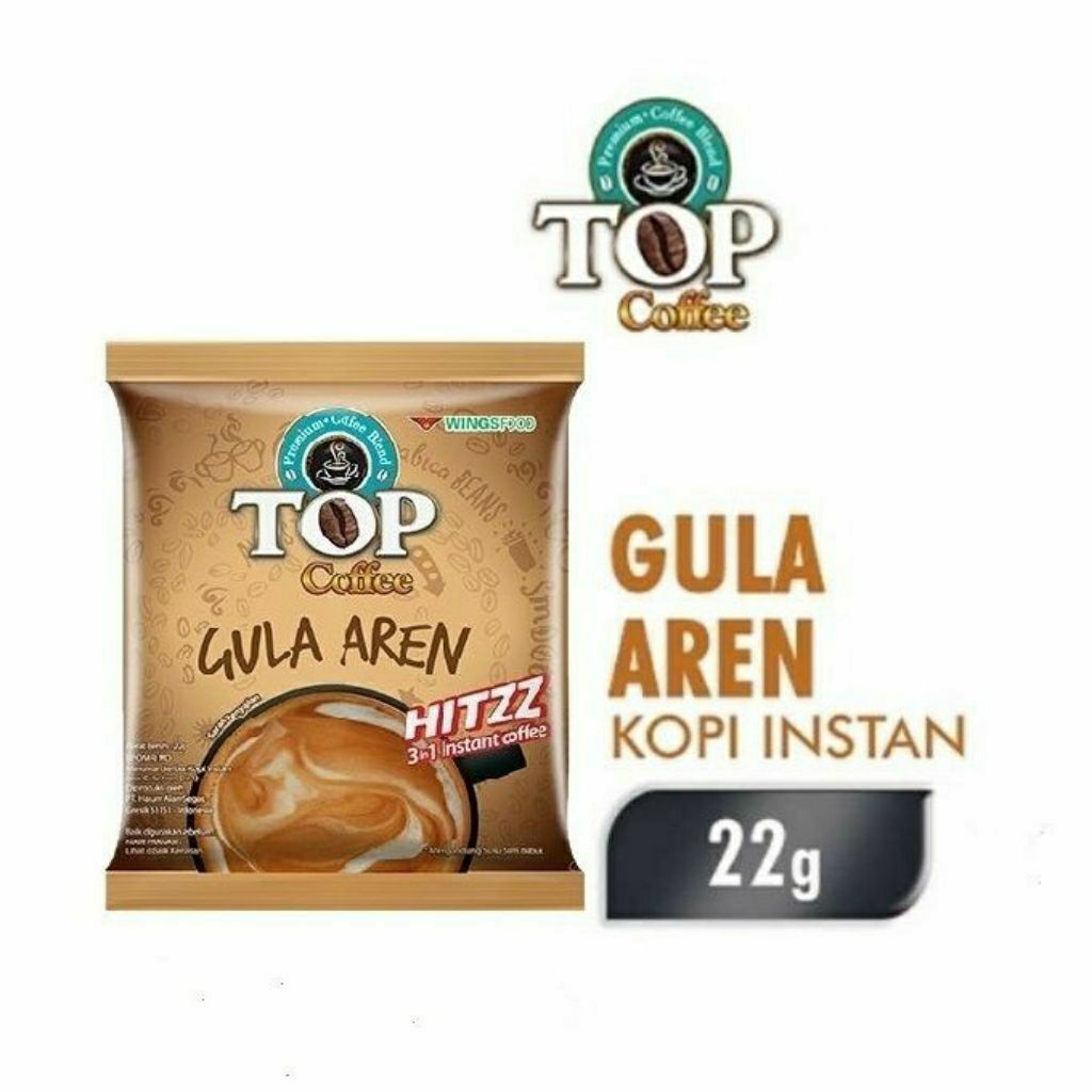 

TOP Coffee Gula Aren Hitz (1 renteng isi 15 sachet x 22gr)