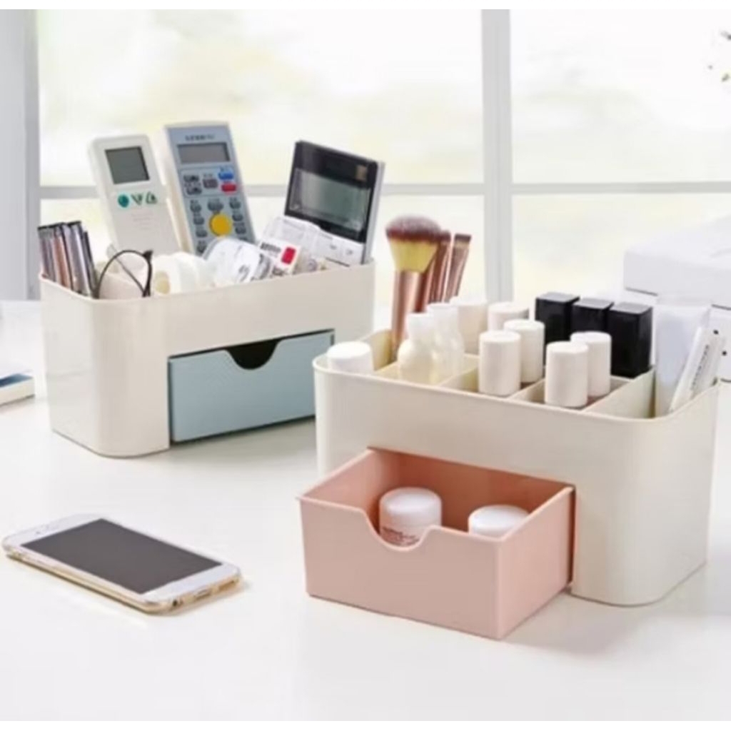 [RABIT.SHOP] RAK KOSMETIK PLASTIK MINI MULTIFUNGSI MAKE UP STORAGE BOX