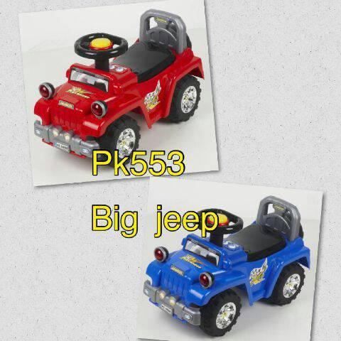 Pliko big jeep ride on pk553 mainan mobilan