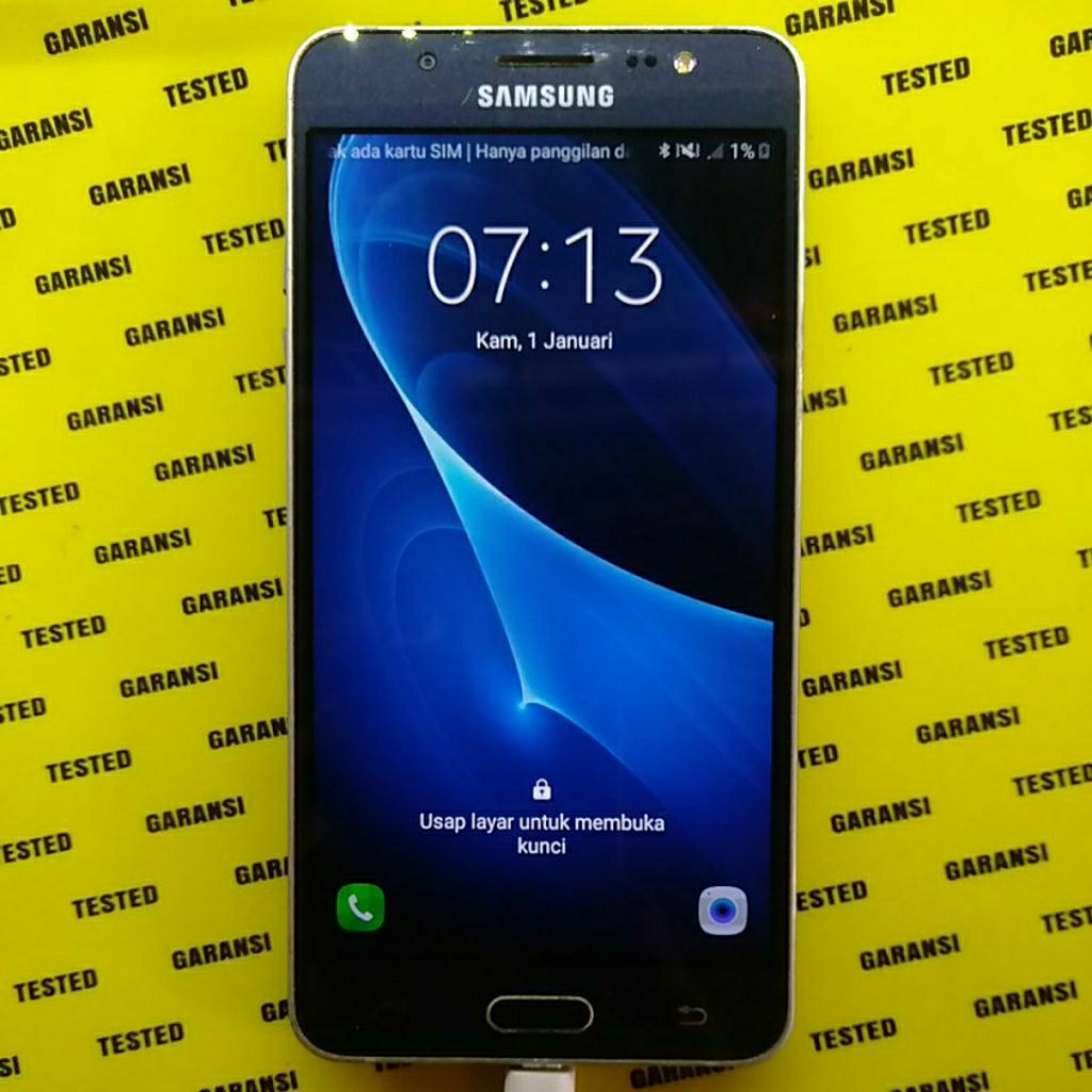 LCD + Tulangan SAMSUNG J7 2016 4G LTE • J710FN  AMOLED Ori Copotan Include Frame Satu Set Siap Pasan