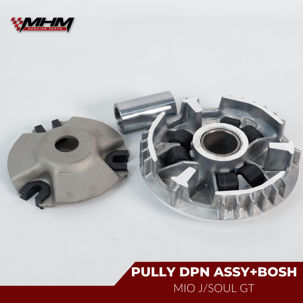 MHM Pully Depan Assy + Bosh Mio J / Soul Gt | Rumah Roller Assy 54P-E7620-00 / 54P-E7623-00 | Oem Qu