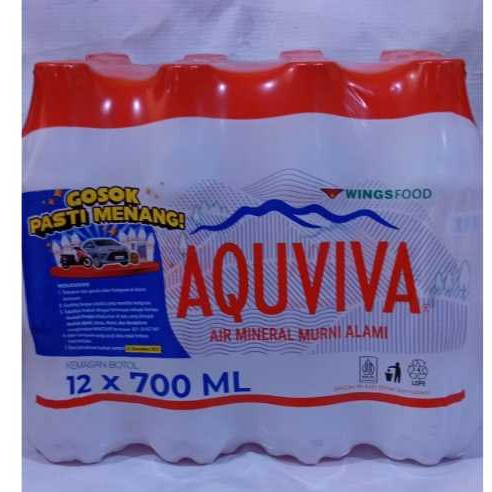 Aquviva Air Mineral 1 Karton - Netto 700ml x 12 btl