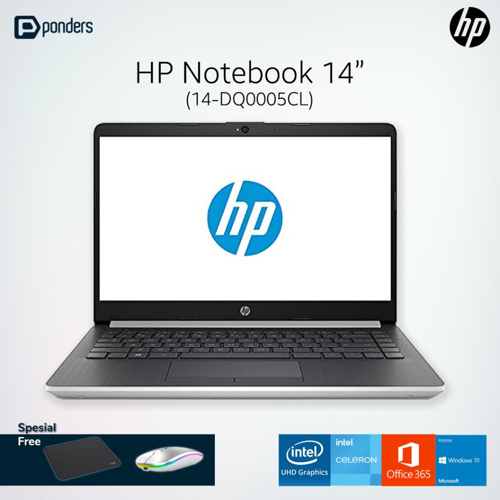 Laptop HP Notebook 14" FHD Intel Celeron 4GB/64GB/Windows 10