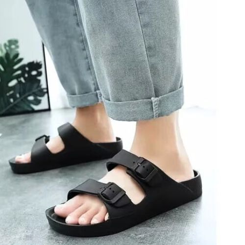 Sandal Pria Strap Dua Sendal Cowok Jumbo Terlaris Size 40-45 Termurah