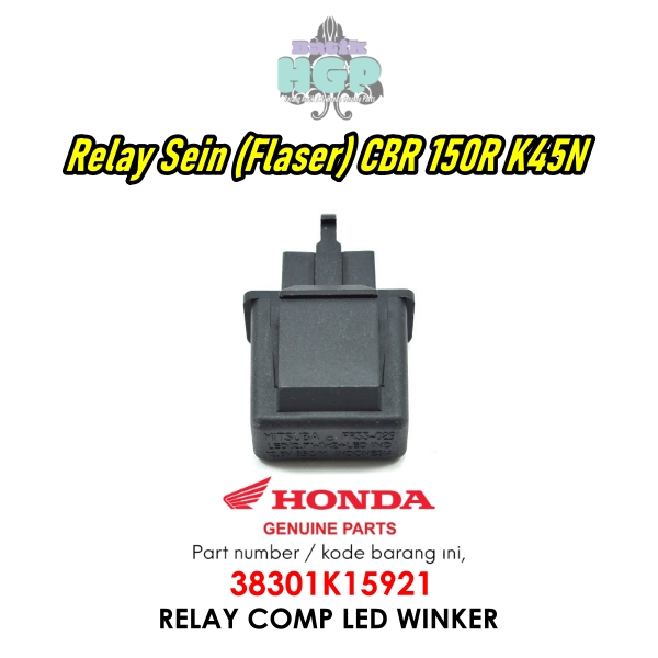 Relay Flasher Sein CBR 150R K45N, Relay Comp Led Winker Original AHM - 38301K15921