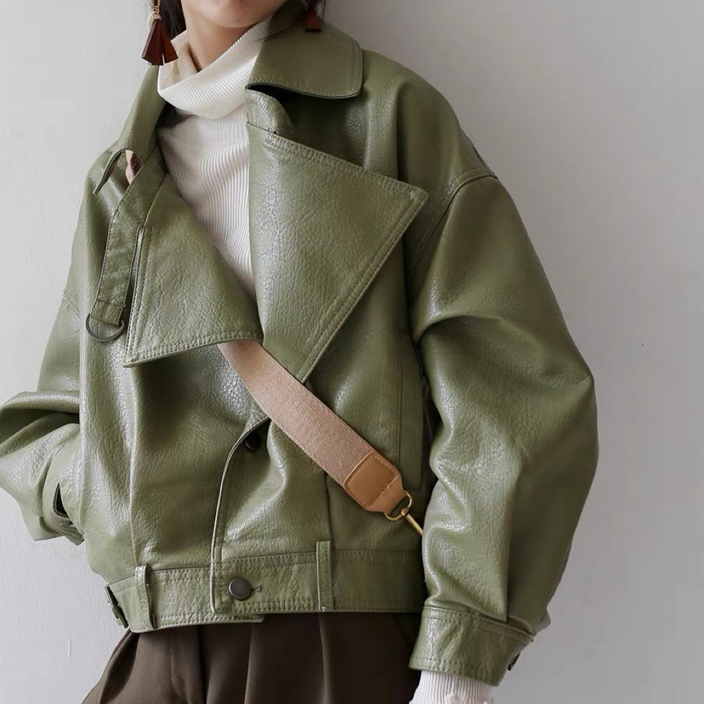 Claudete Leather Coat