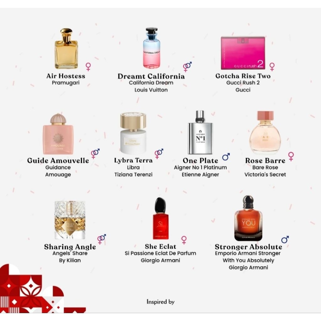 SHE ECLAT BY LAVERNE SEGEL ORIGINAL PABRIK 100 ML BIBIT PARFUM.