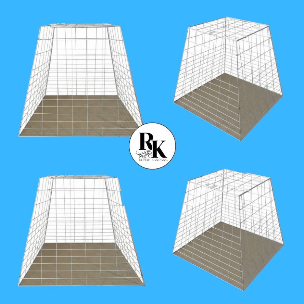 KURUNG AYAM KANDANG AYAM PIRAMID GALVANIS