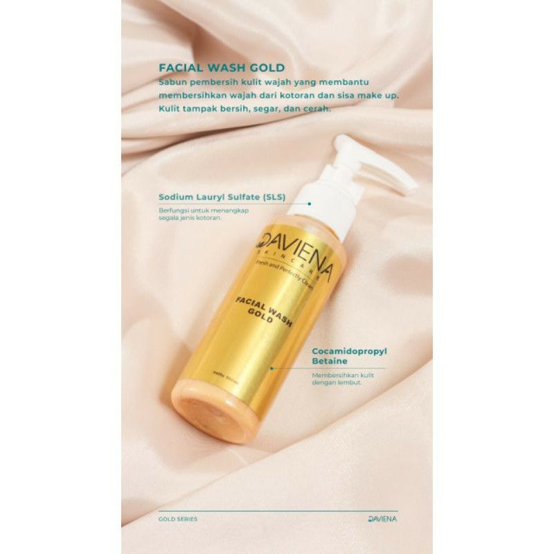 DAVENA CKINCARE FACIAL WASH GOLD PLUS