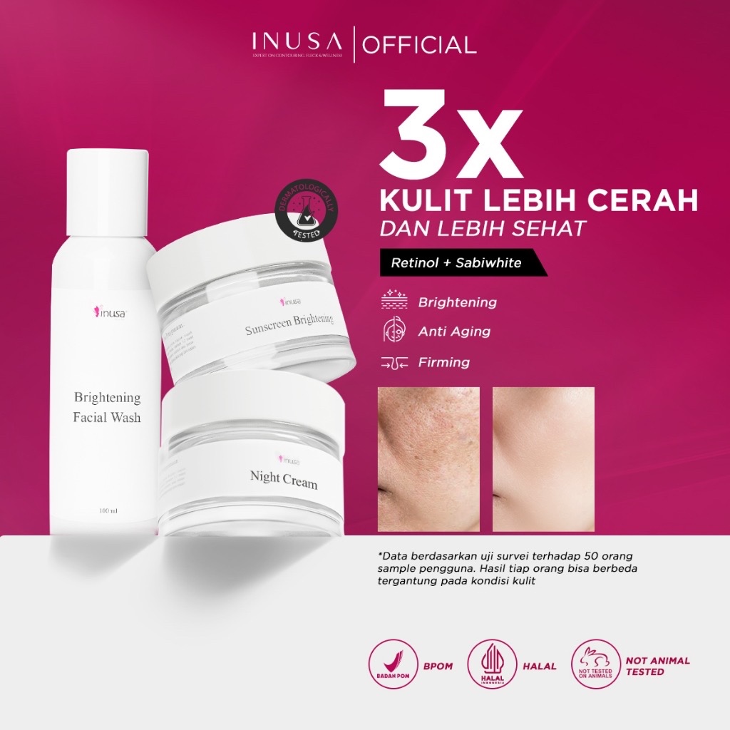 Inusa Paket Whitening Glowing Basic