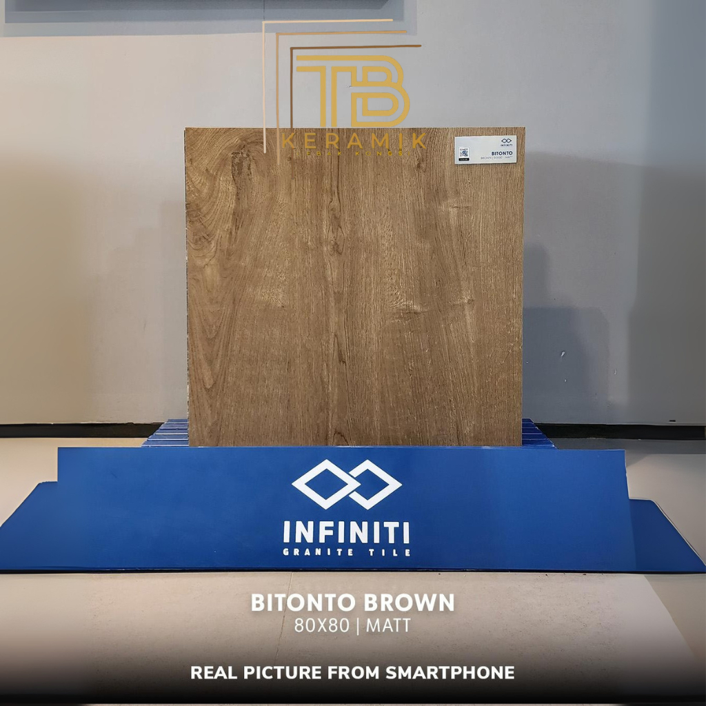 GRANIT LANTAI 80x80 BITONTO BROWN | MATT | INFINITI