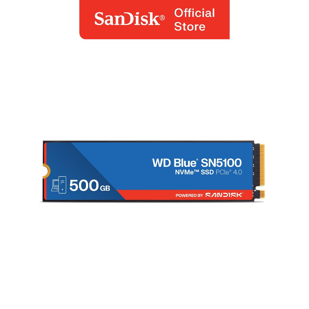 WD Blue SN5100 SSD 500GB / 1TB / 2TB / 4TB PCIe Gen4 NVMe M.2 2280