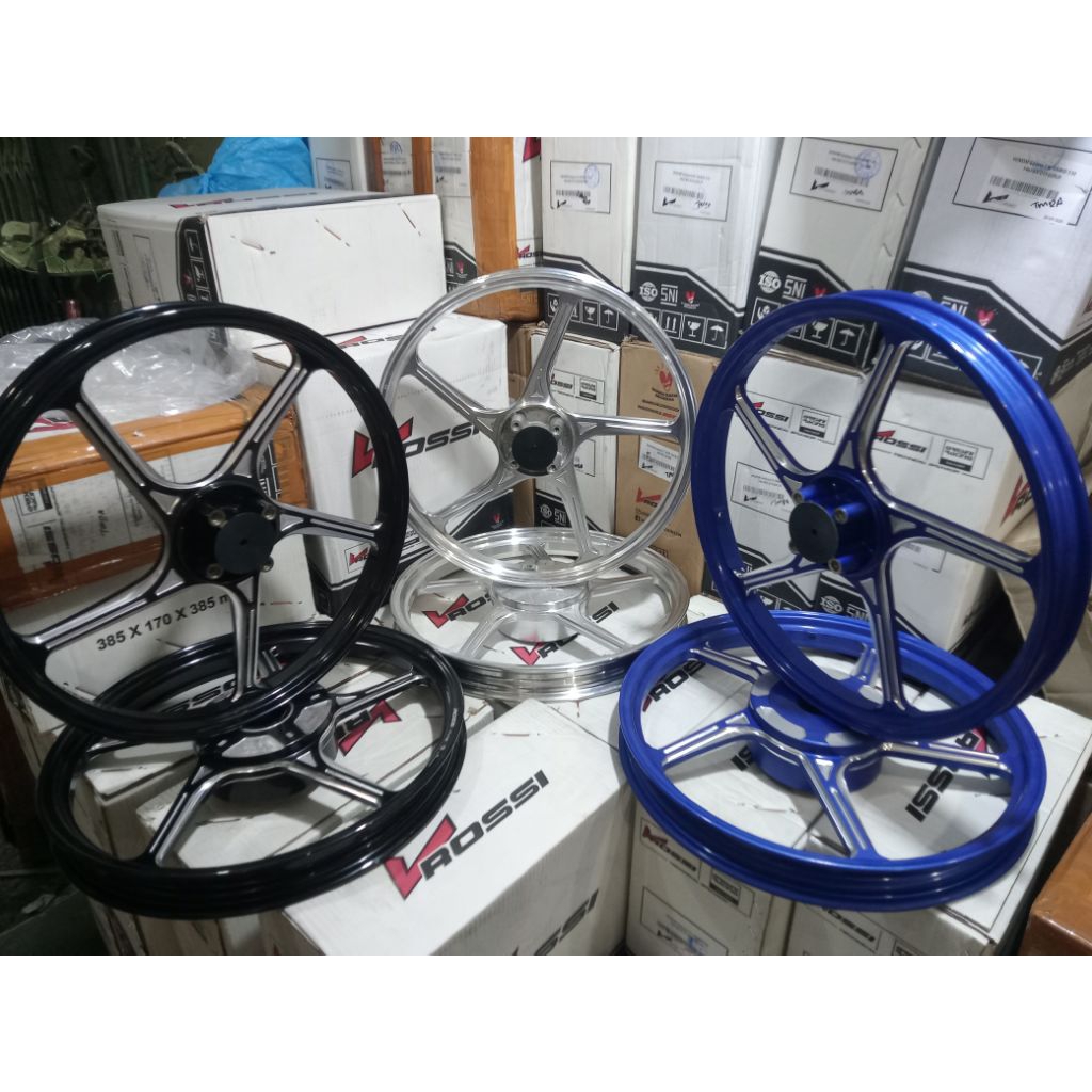 velg / pelek vrossi sprint prime X model Enkei p5 buat motor Vario 110 beat scoopy Genio Vario 125 /