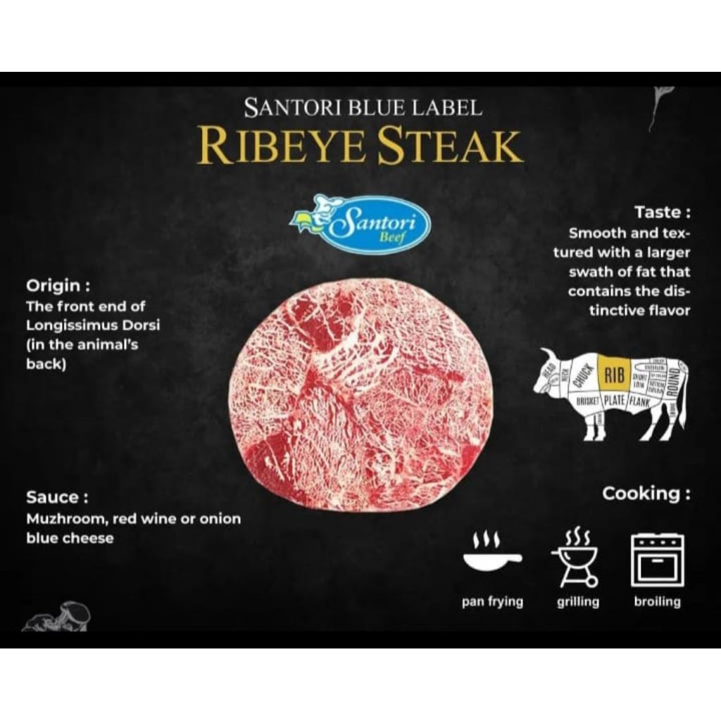 Santori Blue Label Wagyu Ribeye Steak