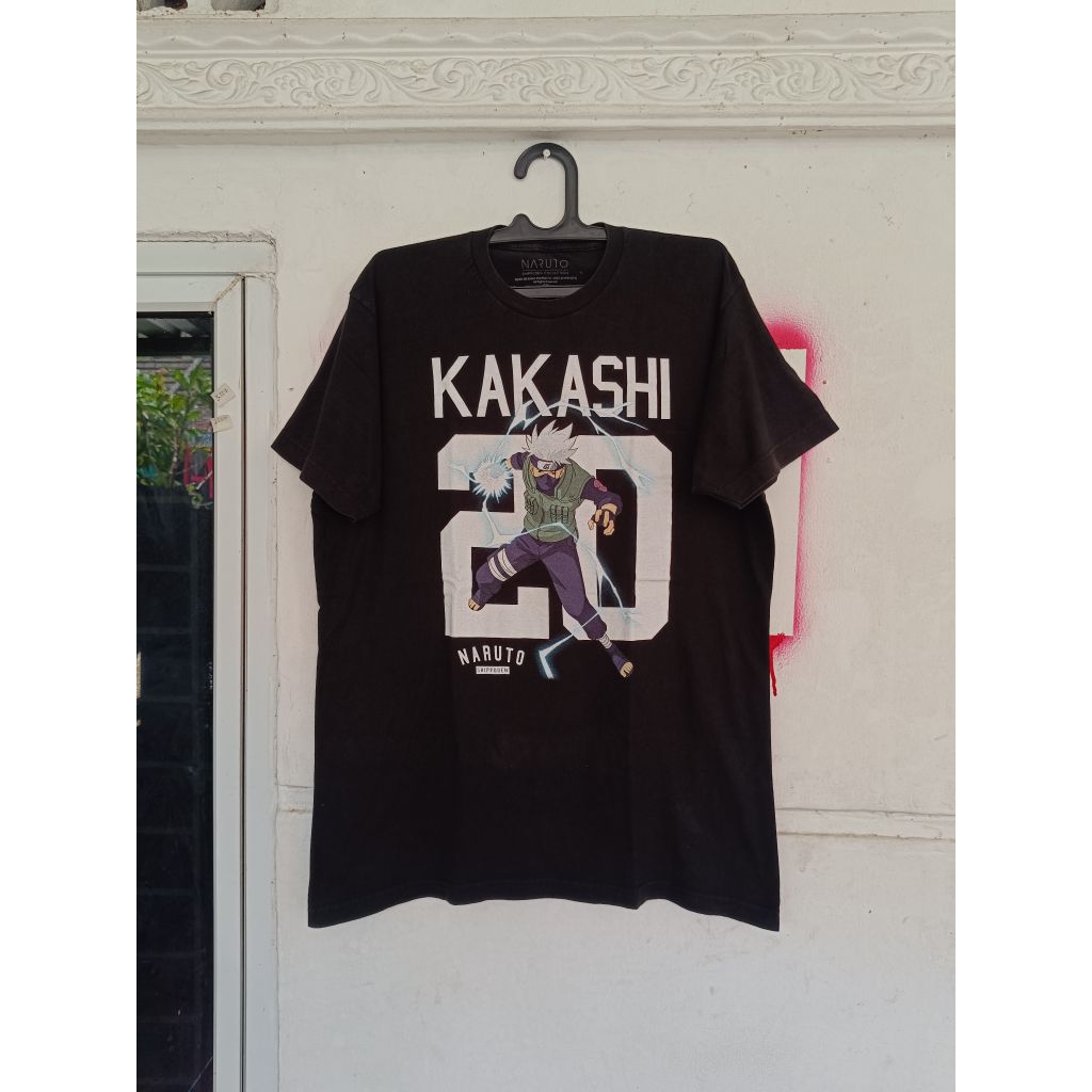 Kaos Naruto shippuden official Kakashi tee