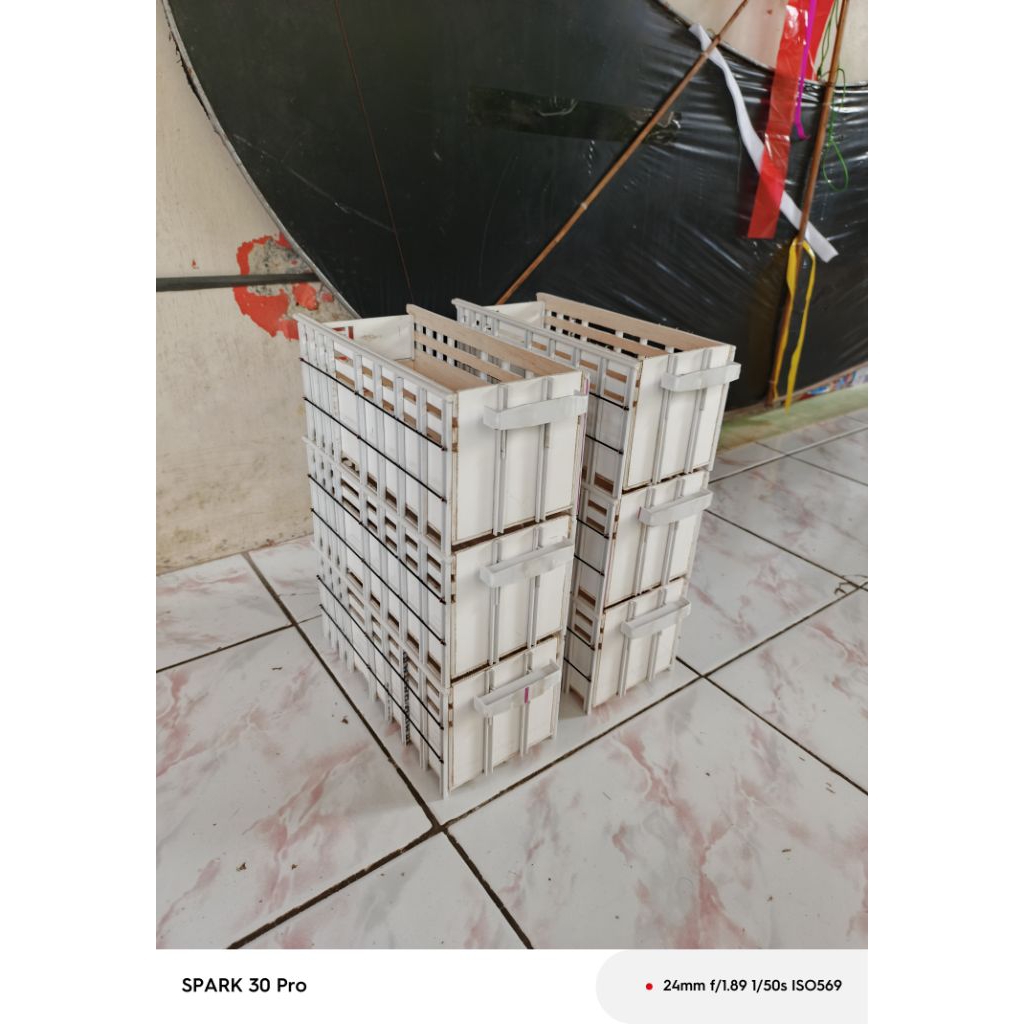 mentahan bak miniatur truk plastik