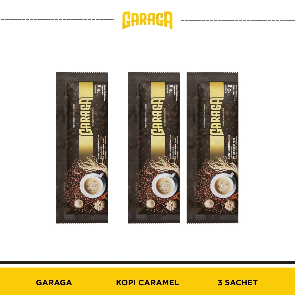 GARAGA - Kopi Caramel - 3 Sachet