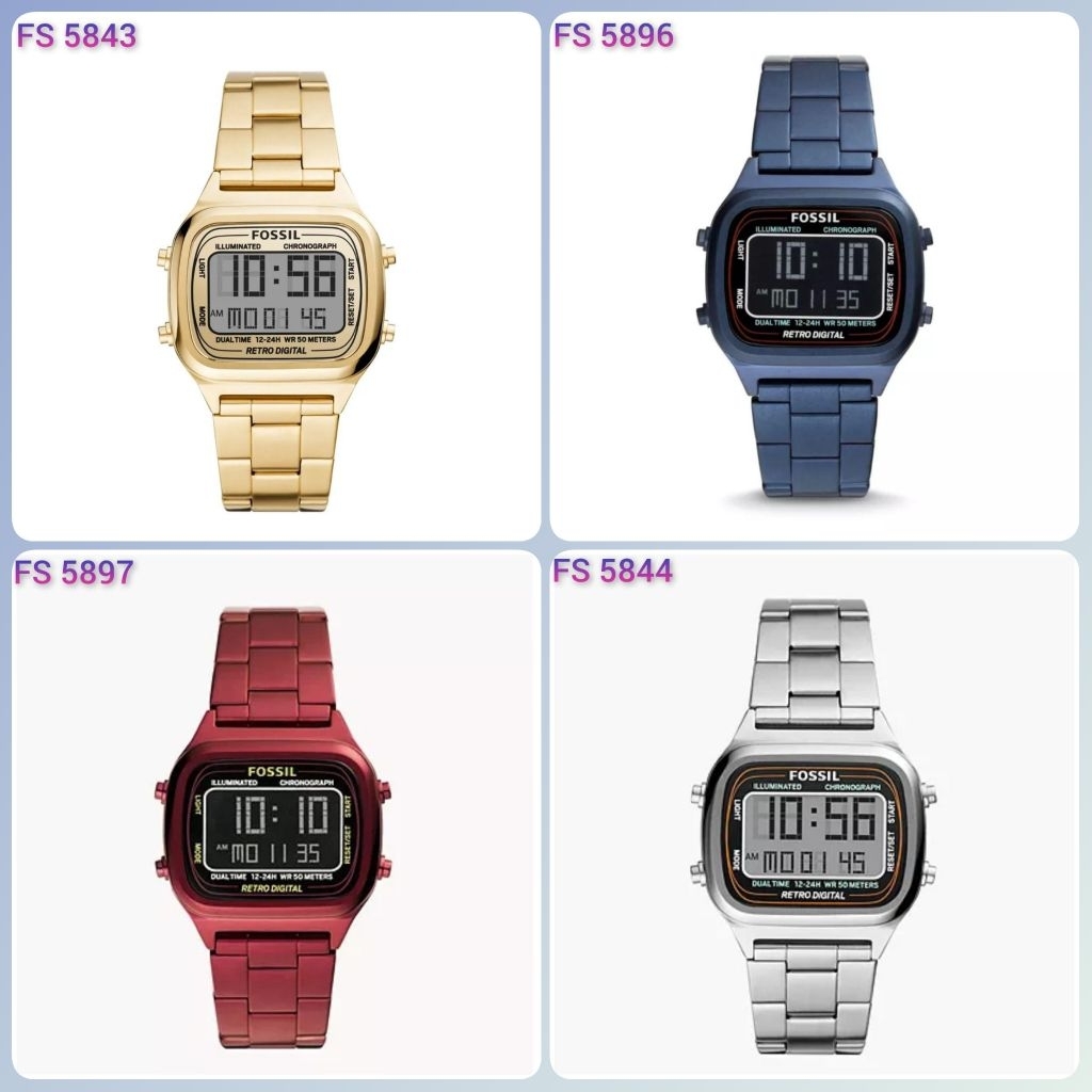 JAM TANGAN PRIA DIGITAL TYPE FS5843, FS5844, FS5896, FS5897