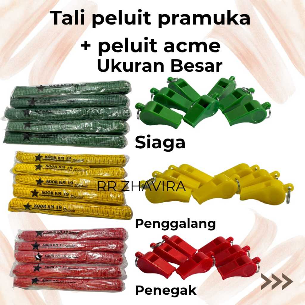 TALI PELUIT + PELUIT ACME TALI PELUIT PRAMUKA BESAR