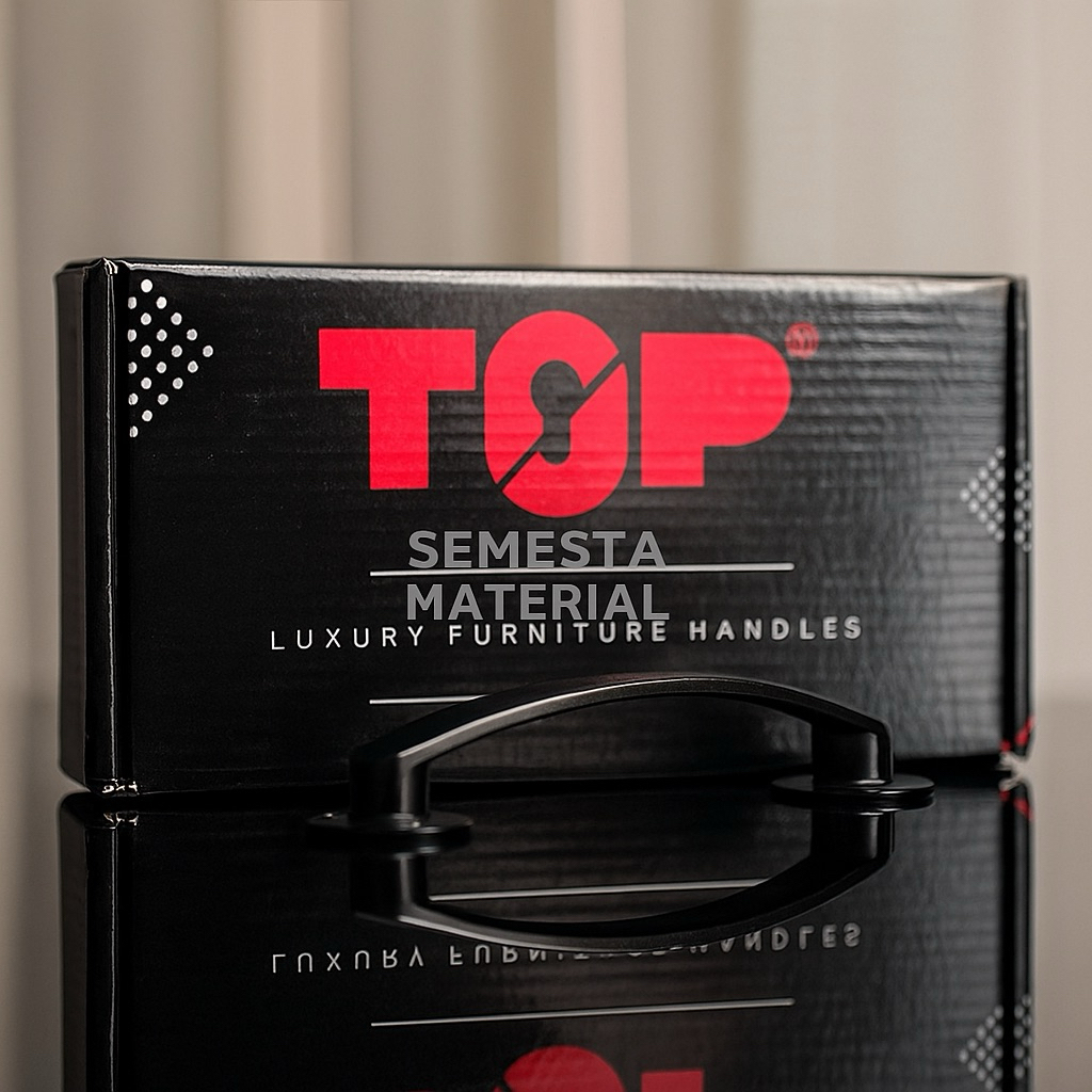 Handle Tarikan Laci TOP 098 Black/Hitam | Tarikan Jendela | Tarikan Loker | lemari | Tarikan Lemari 