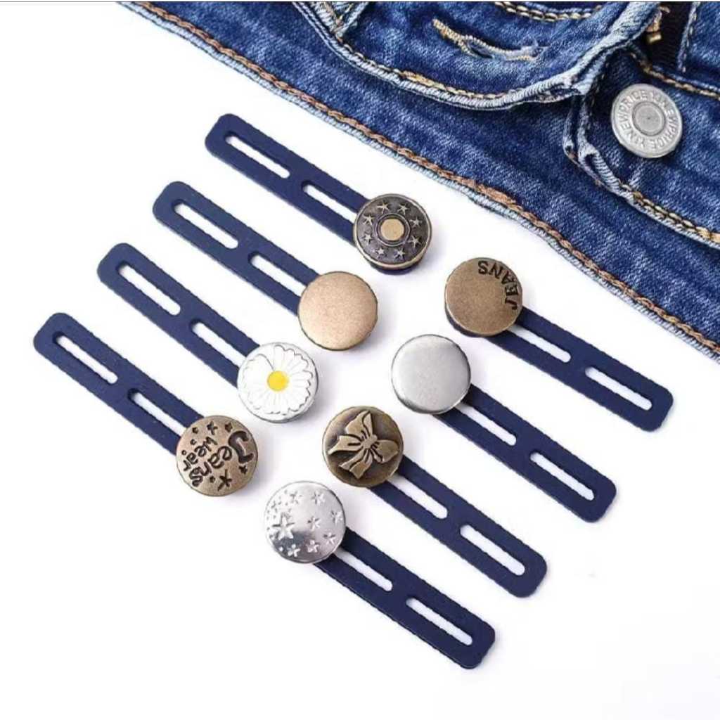 Grosir Kancing Celana Jeans 2lubang Pembesar Celana Jeans Adjustable Metalic Jeans