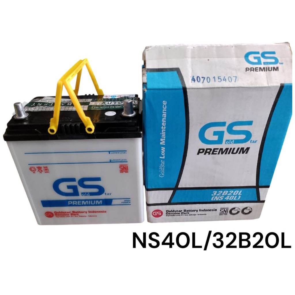 aki gs basah ns40L 32b20l 12v32ah