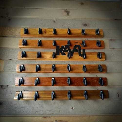 Kapstok Kayu Jati/Gantungan Baju Kayu/Gantungan Dinding Aesthetic