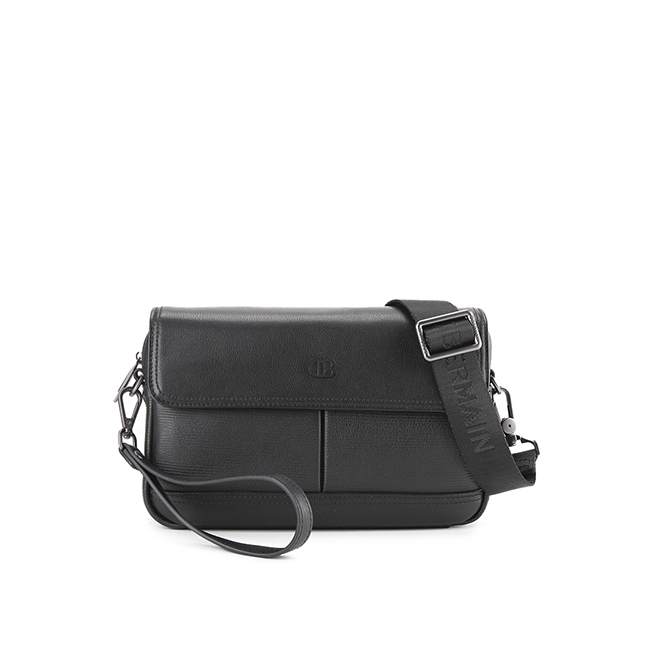 Obermain Tas Pria DYLAN CLUTCH-L Black OBC1190BLK