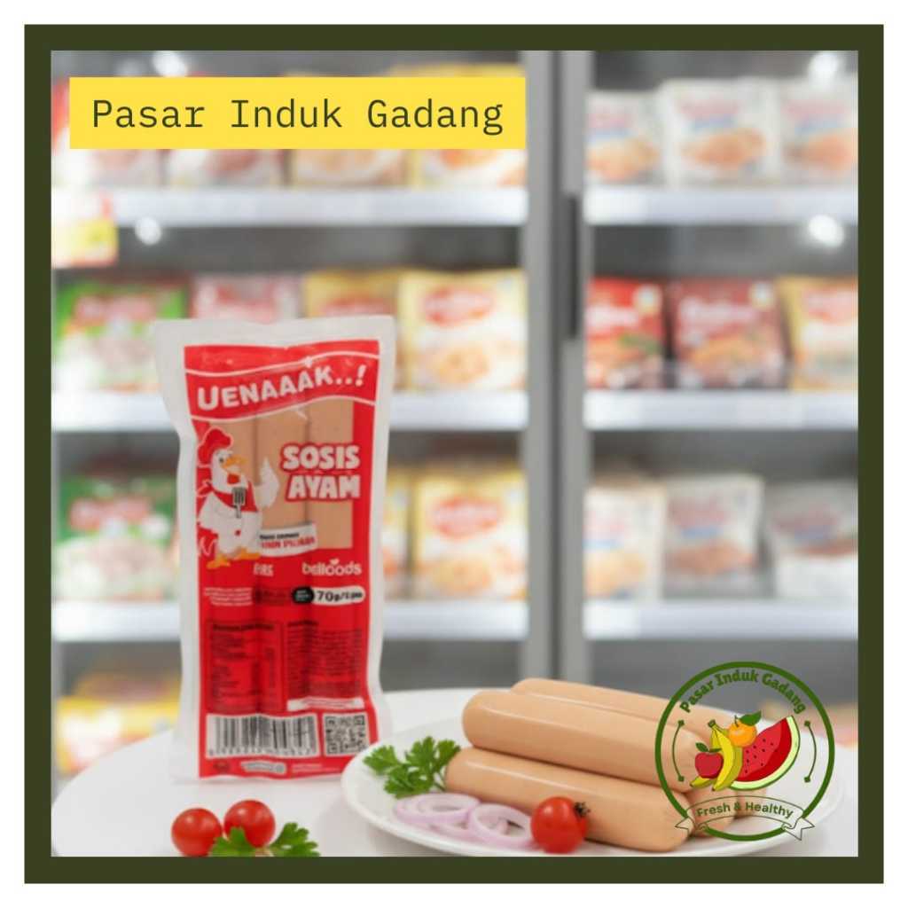Belfoods Sosis Ayam Isi 3, 75 gram