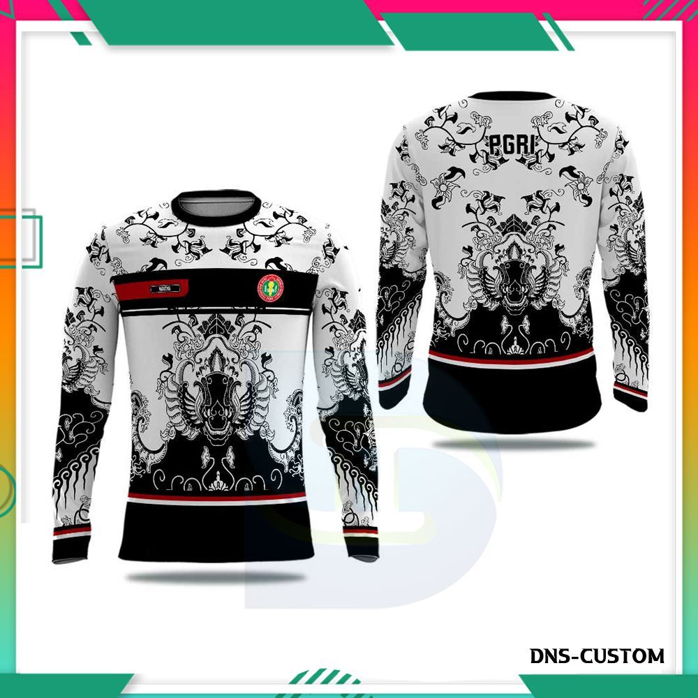 Baju Batik PGRI Nasional - Batik PGRI Guru Indonesia Terbaru